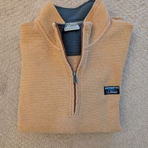 L.L. Bean Men's Quarter Zip Sweater